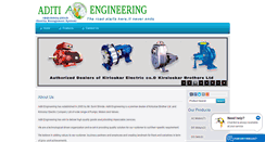 Desktop Screenshot of aditiengineeringpumps.com